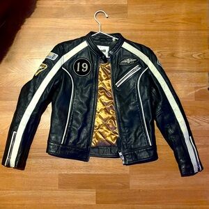 Schott NYC Cafe Racer Limited Edition Custom JAJ No. 6875 NWOT Black